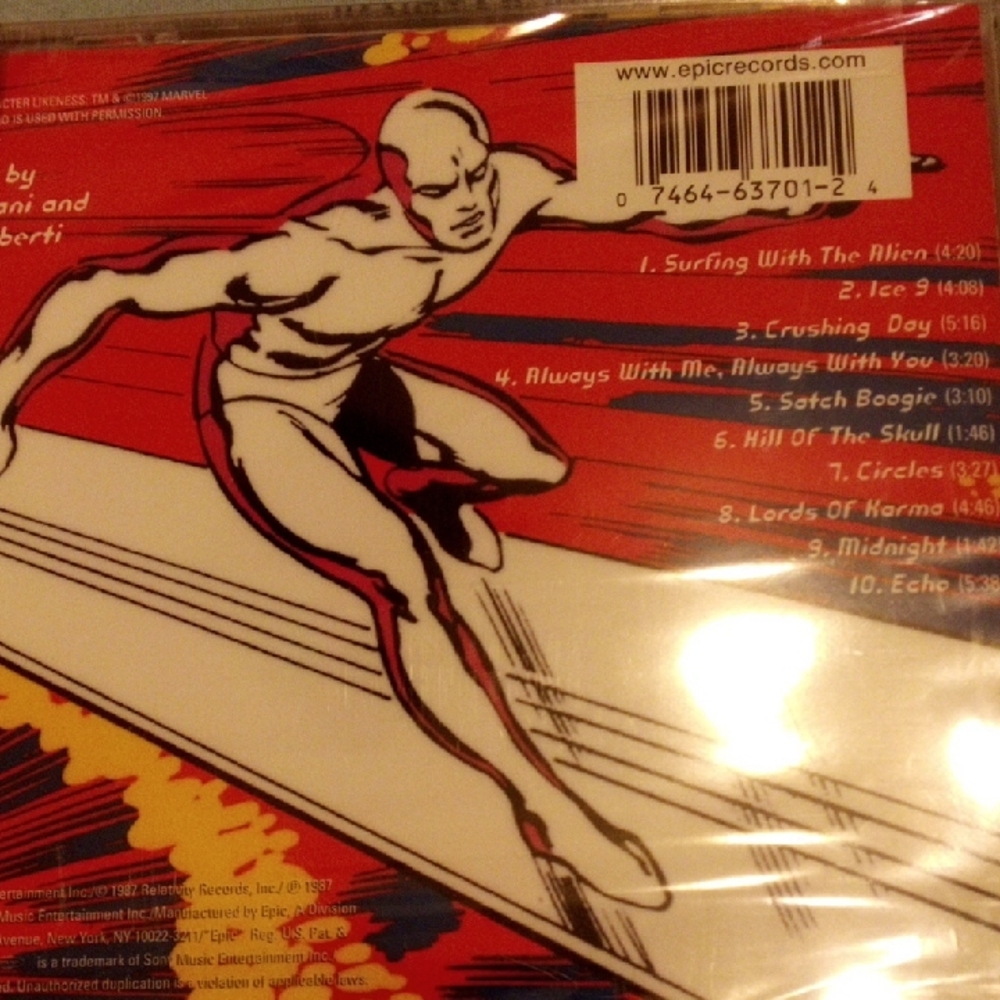 Joe Satriani Surfing with the Alien CD - Picture 4 of 4